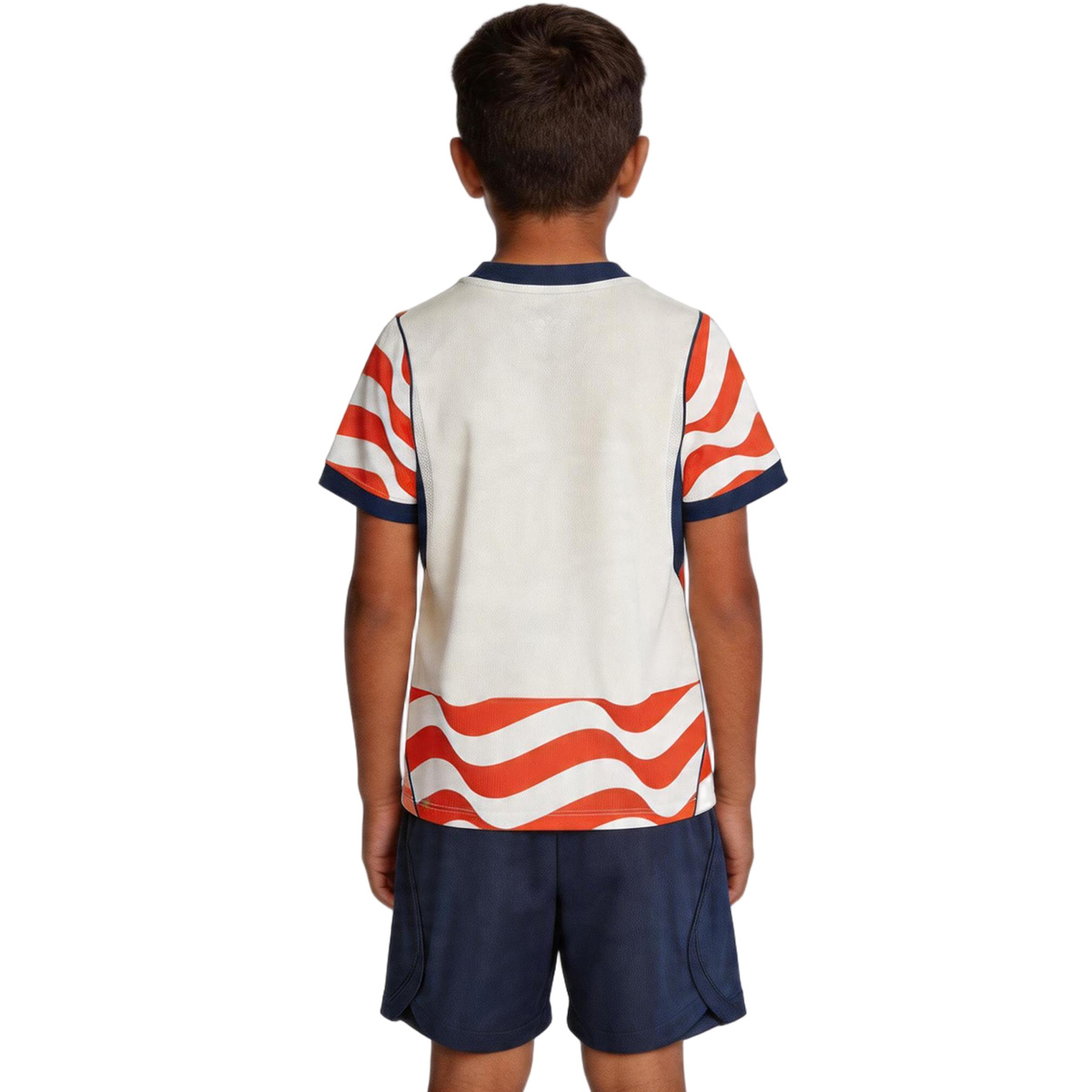 Kids USMNT Home Jersey Kit World Cup 2026 (back view)