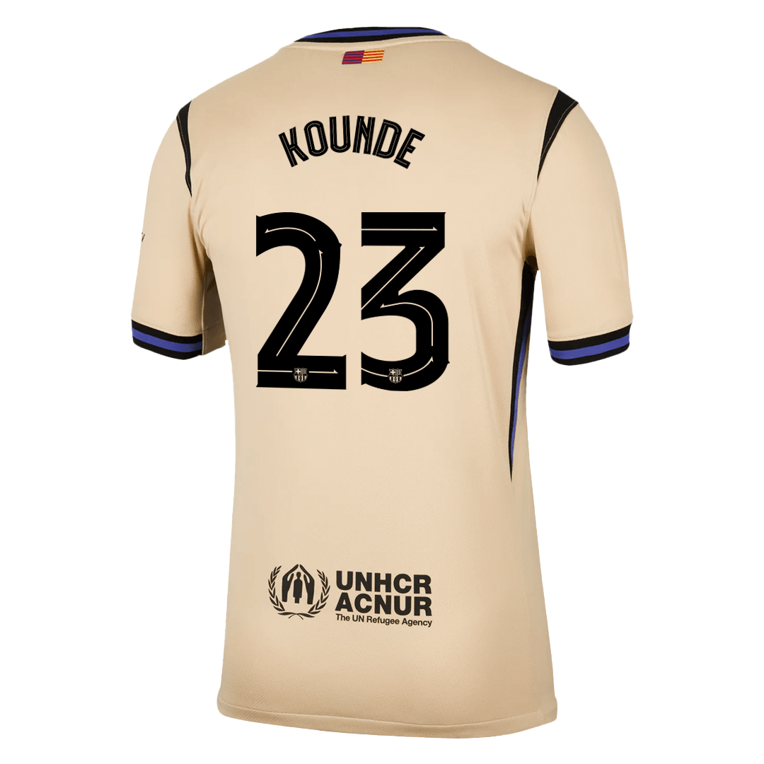 KOUNDE #23 Barcelona Away Jersey 2025/26 - UCL (back view)