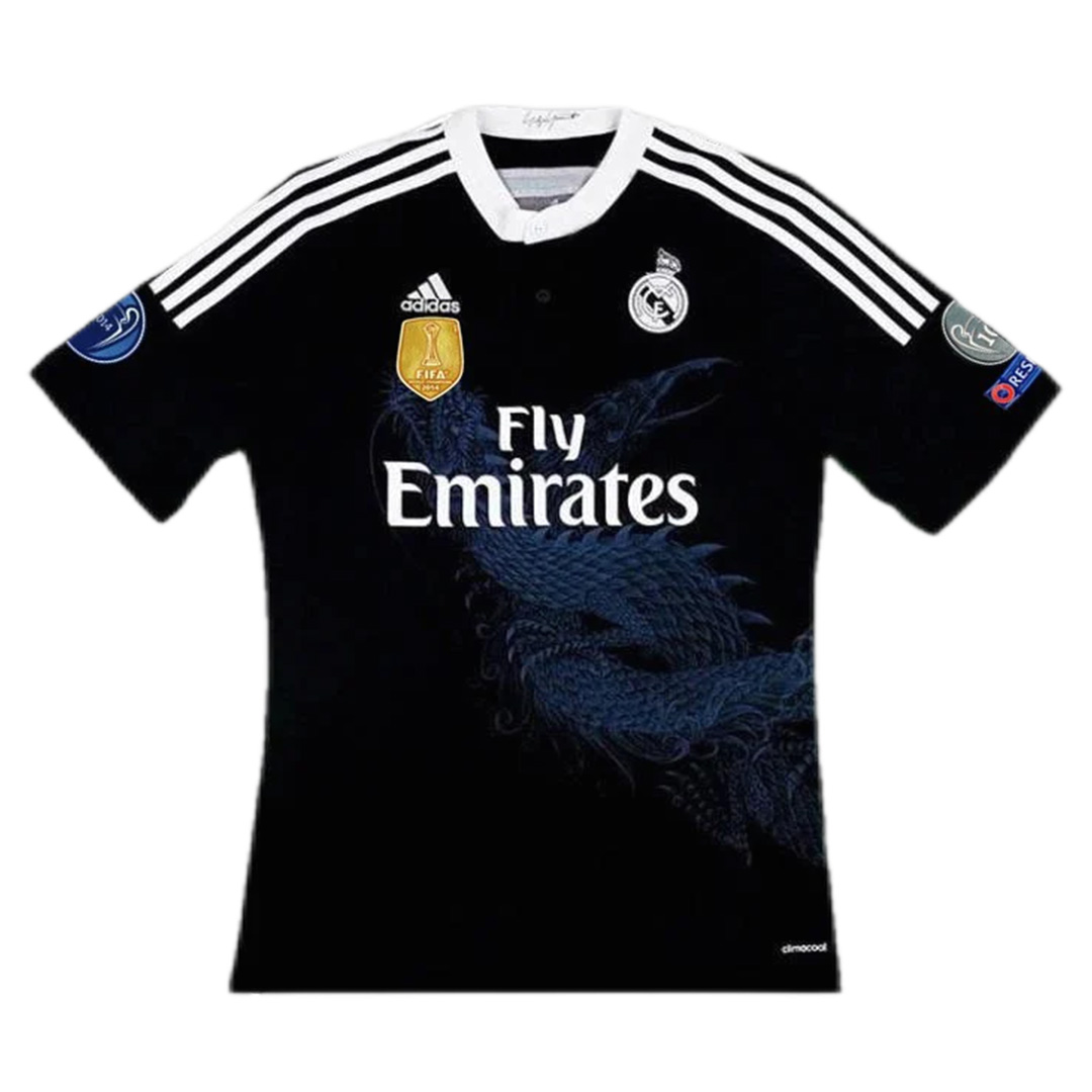 Kroos #8 Retro Real Madrid UCL Third Jersey 2014/15 (back view)