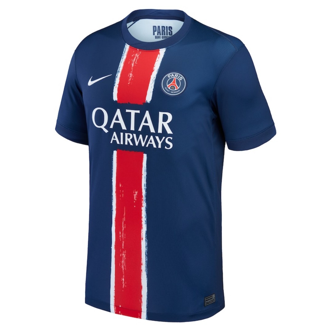 Kvaratskhelia #7 PSG Home Jersey 2024/25 (back view)