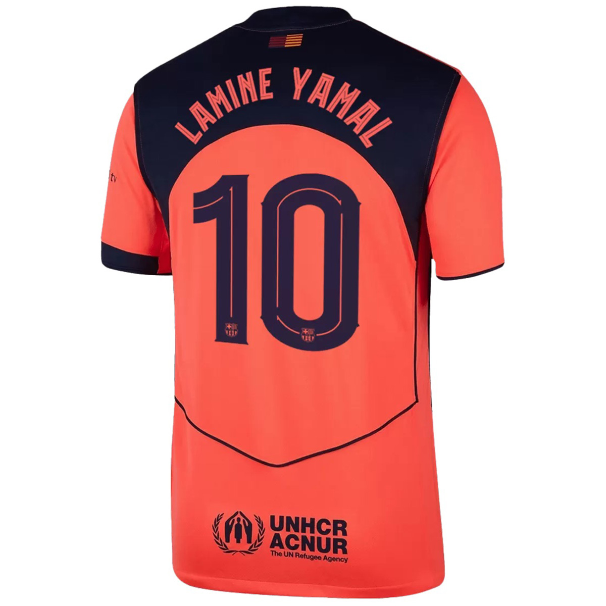 LAMINE YAMAL #10 Barcelona Third Jersey 2025/26 (back view)