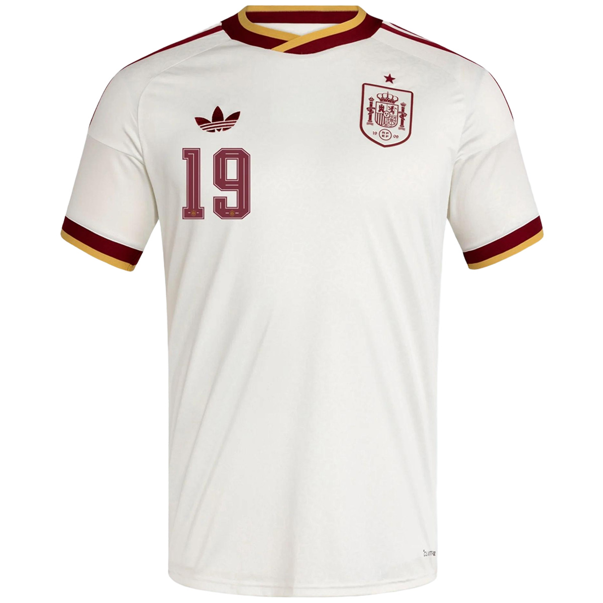 Lamine Yamal #19 Spain Away Jersey World Cup 2026 (back view)