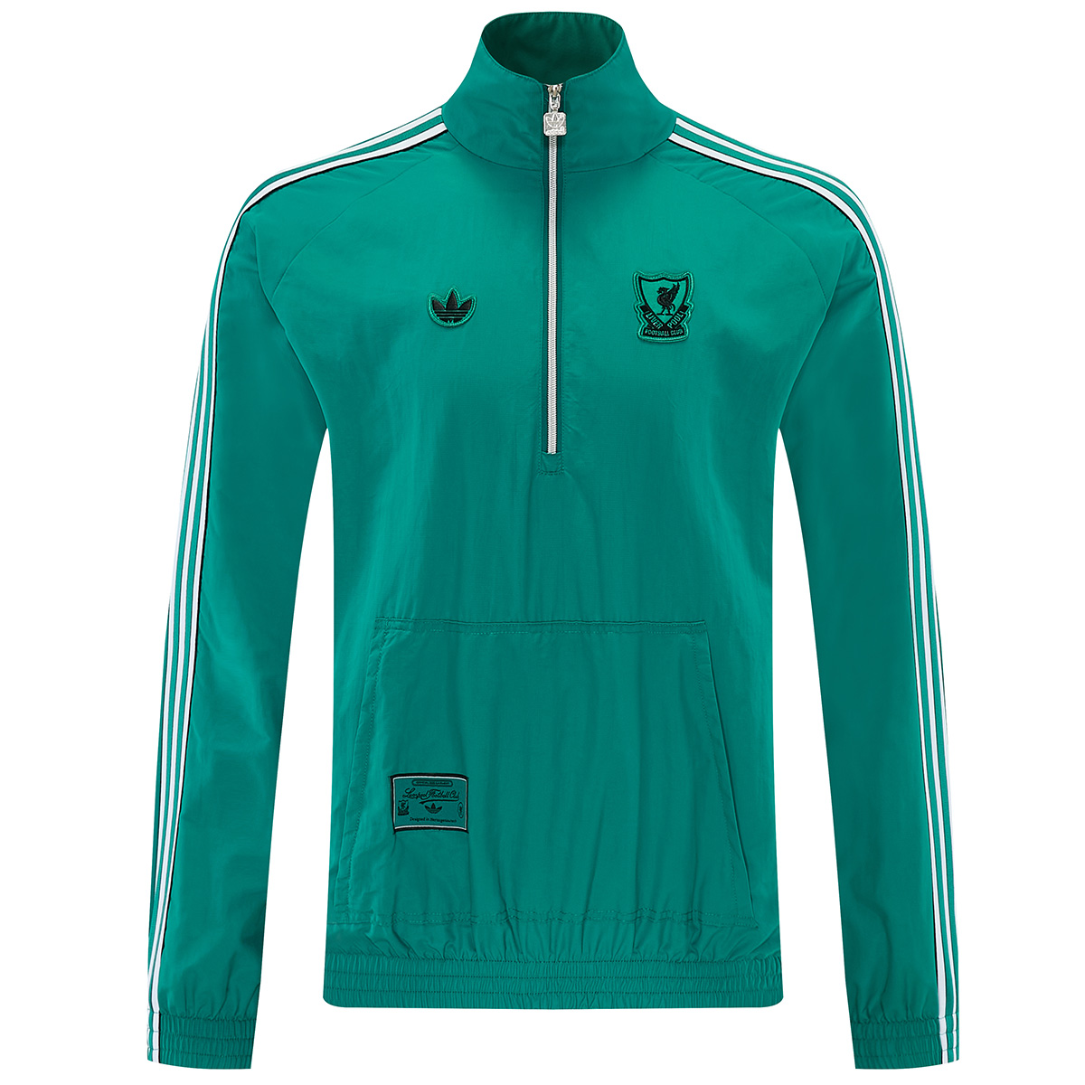 Liverpool 1/2 Zipper Windbreaker Jacket Green 2026