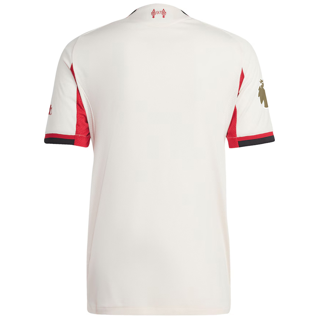 Liverpool Away Match Jersey Player Version 2025/26 (back view)