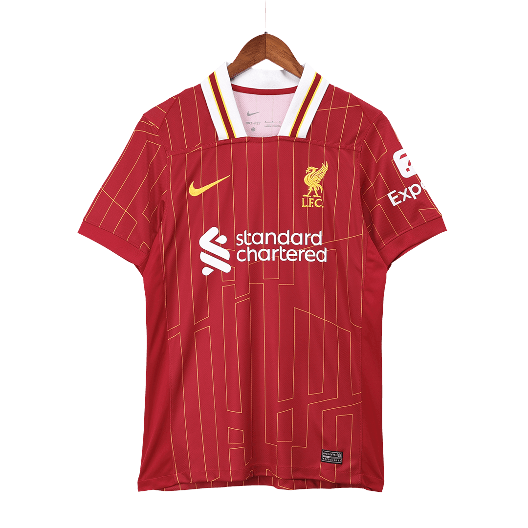 Liverpool Home Full Jersey Kit 2024/25 (back view)