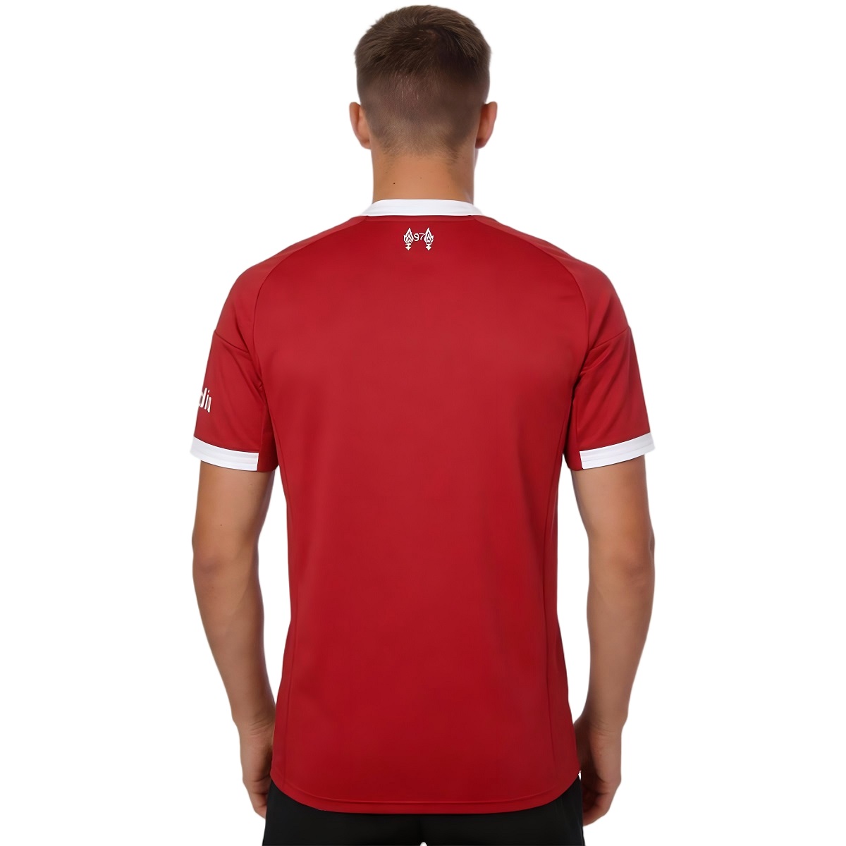 Liverpool Home Jersey 2025/26 (back view)