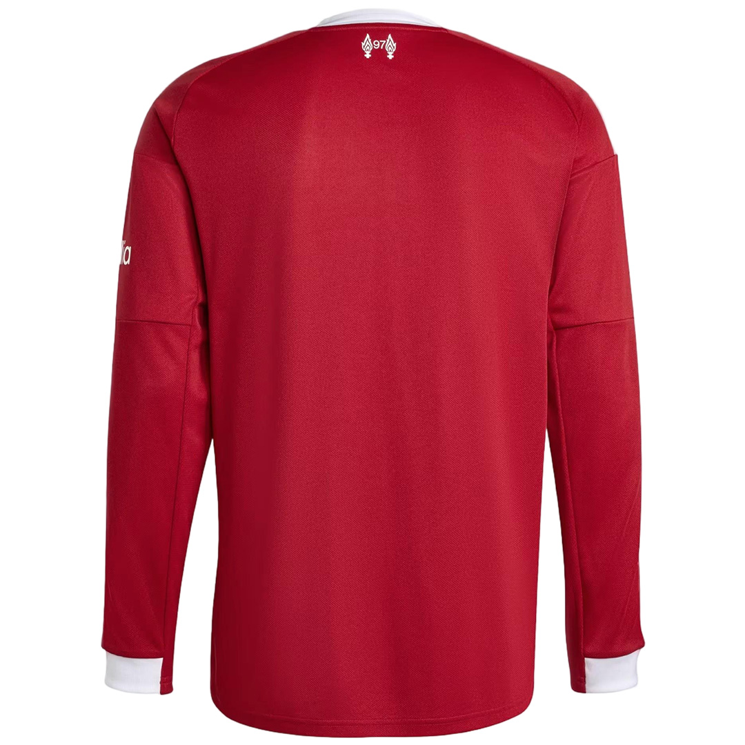 Liverpool Home Long Sleeve Jersey 2025/26 (back view)
