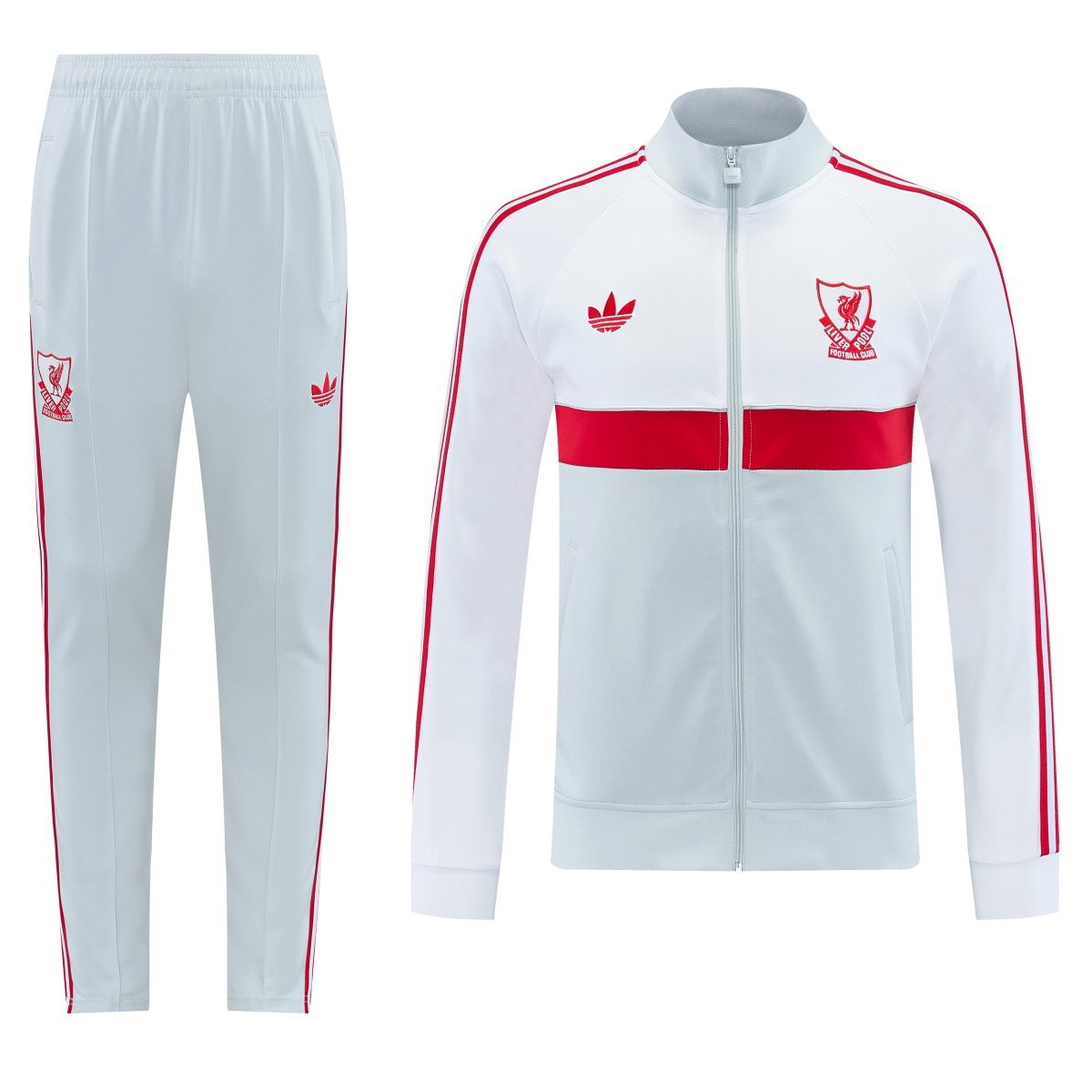 Liverpool Training Tracksuit Kit(Jacket+Pants) White 2026/27