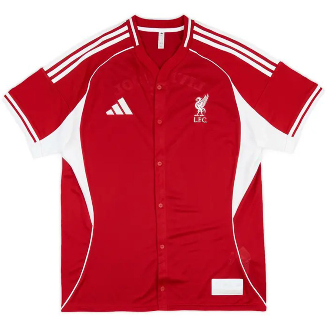 Liverpool US Baseball Jersey 2025/26 (back view)