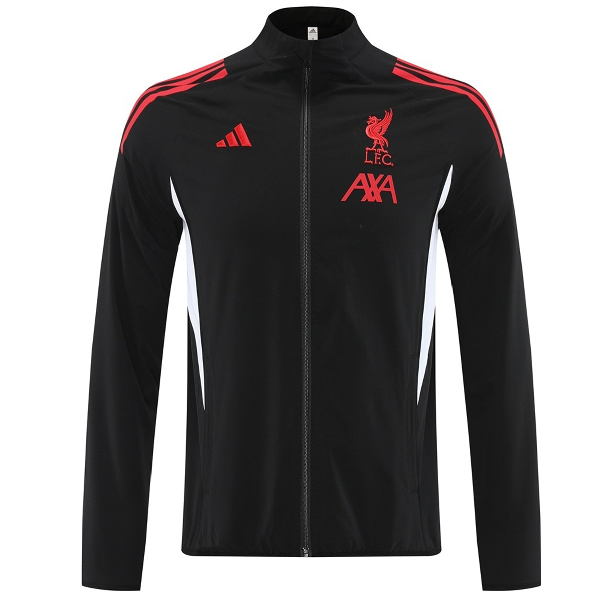 Liverpool Windbreaker Jacket Black 2025/26 (back view)