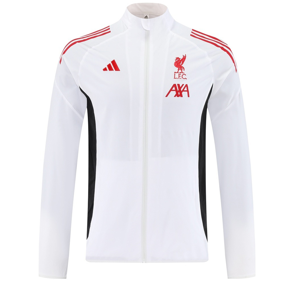 Liverpool Windbreaker Jacket White 2025/26 (back view)