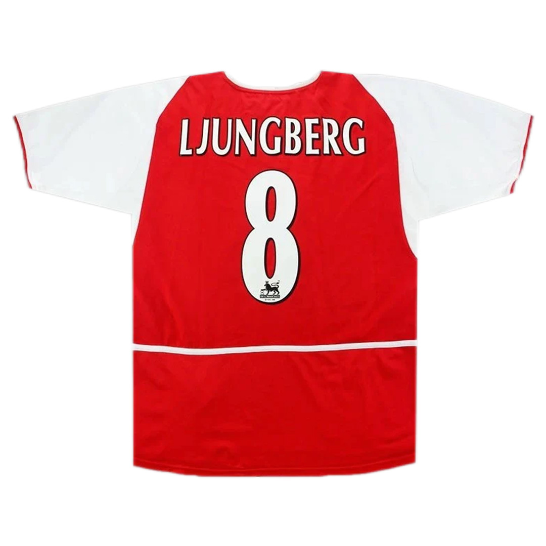 LJUNGBERG #8 Retro Arsenal Home Jersey 2002/04