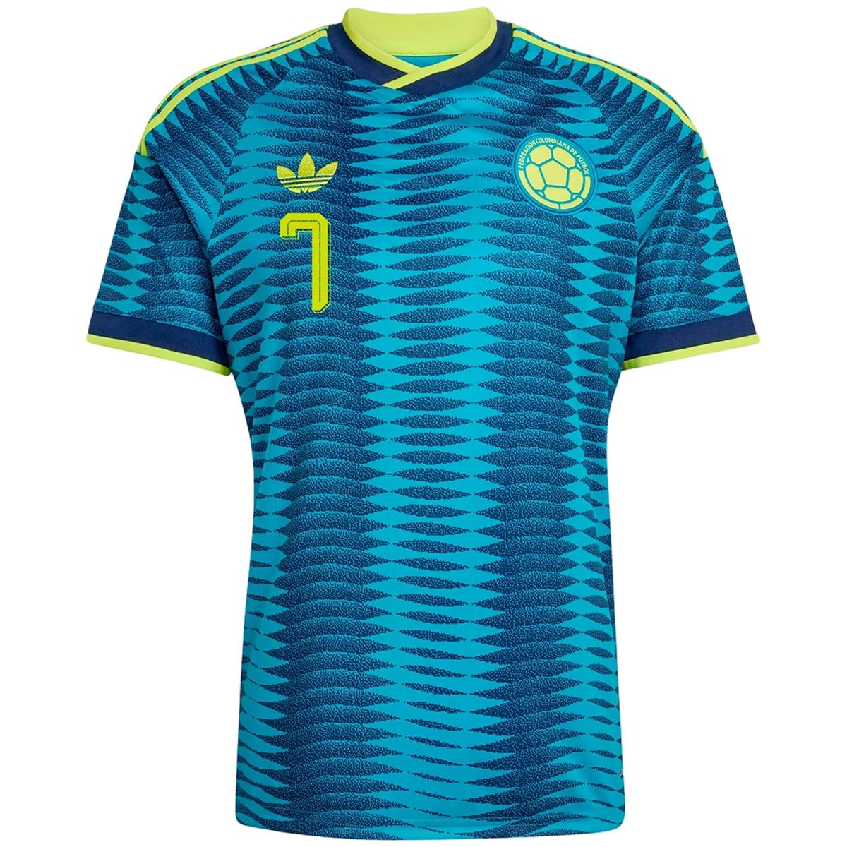 Luis Diaz #7 Colombia Away Jersey World Cup 2026 (back view)