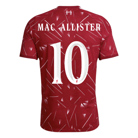 MAC ALLISTER #10 Liverpool Home Jersey 2026/27 - UCL Font