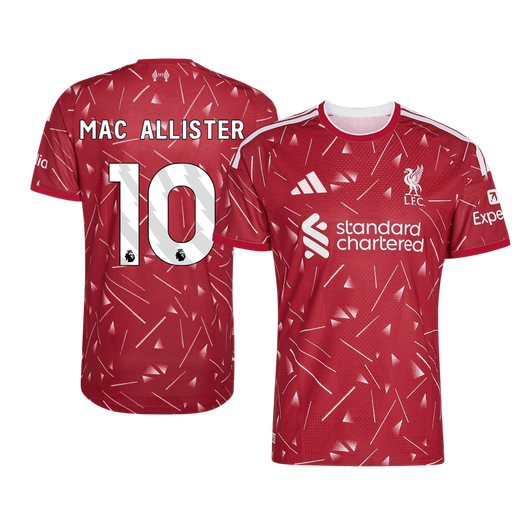 MAC ALLISTER #10 Liverpool Home Match Jersey Player Version 2026/27 (alternate view)