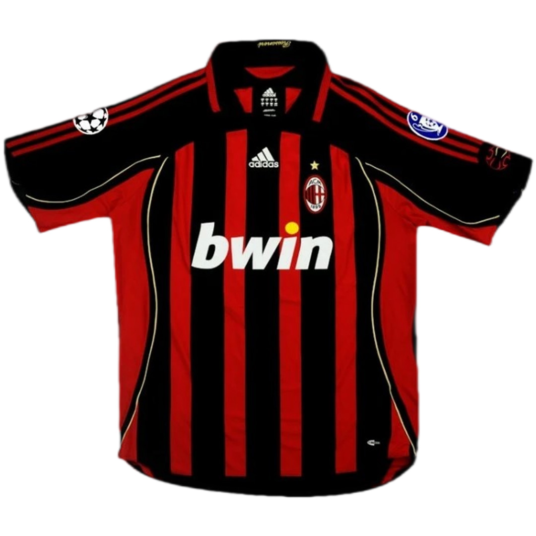 MALDINI #3 Retro AC Milan UCL Home Jersey 2006/07 (back view)