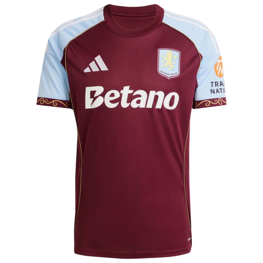 MALEN #17 Aston Villa Home Jersey 2025/26 - Cup Font (back view)