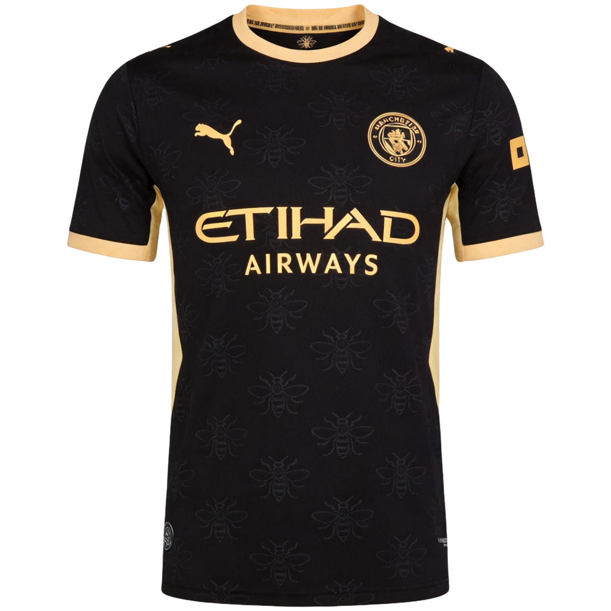 Manchester City Away Match Jersey Player Version 2026/27 (back view)