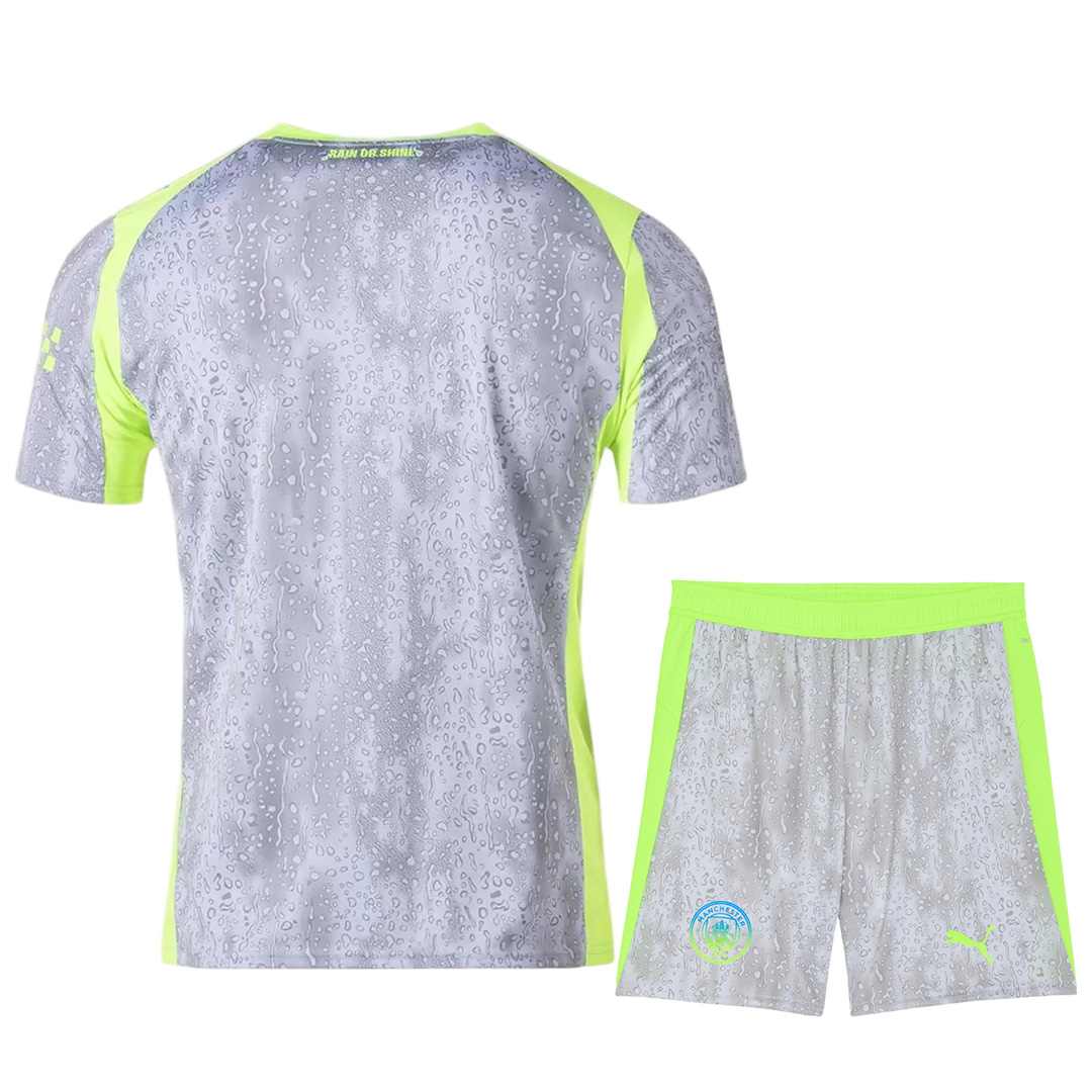 Manchester City Third Jersey Kit 2025/26 (back view)