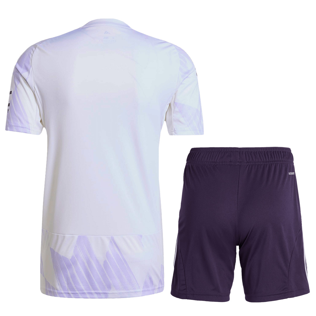 Manchester United Away Jersey Kit 2025/26 (back view)
