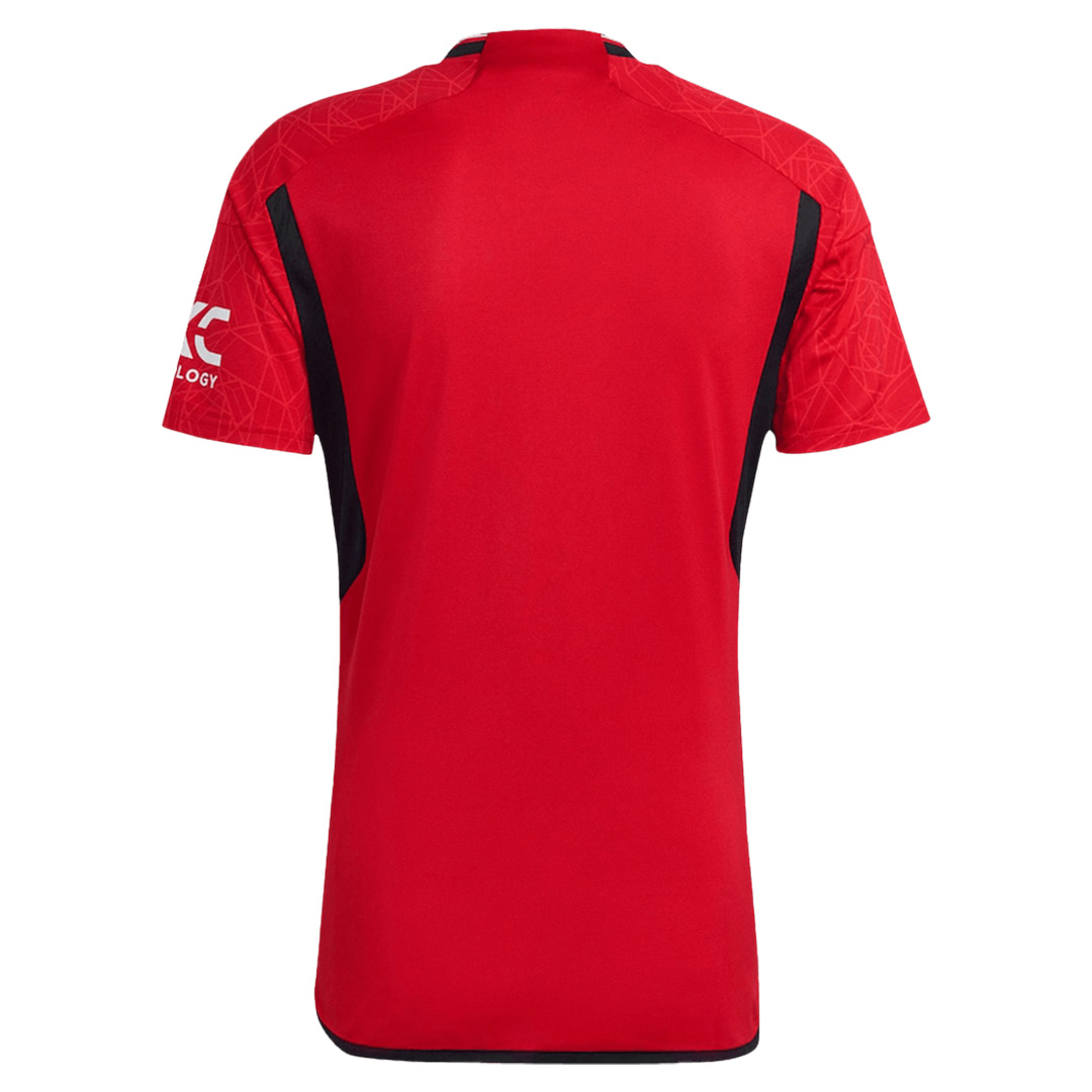 Manchester United Home Jersey 2023/24 (back view)