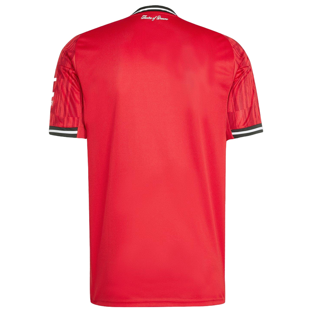 Manchester United Home Jersey 2025/26 (back view)