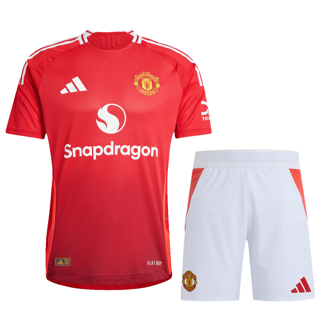 Manchester United Home Match Kit Player Version 2024/25