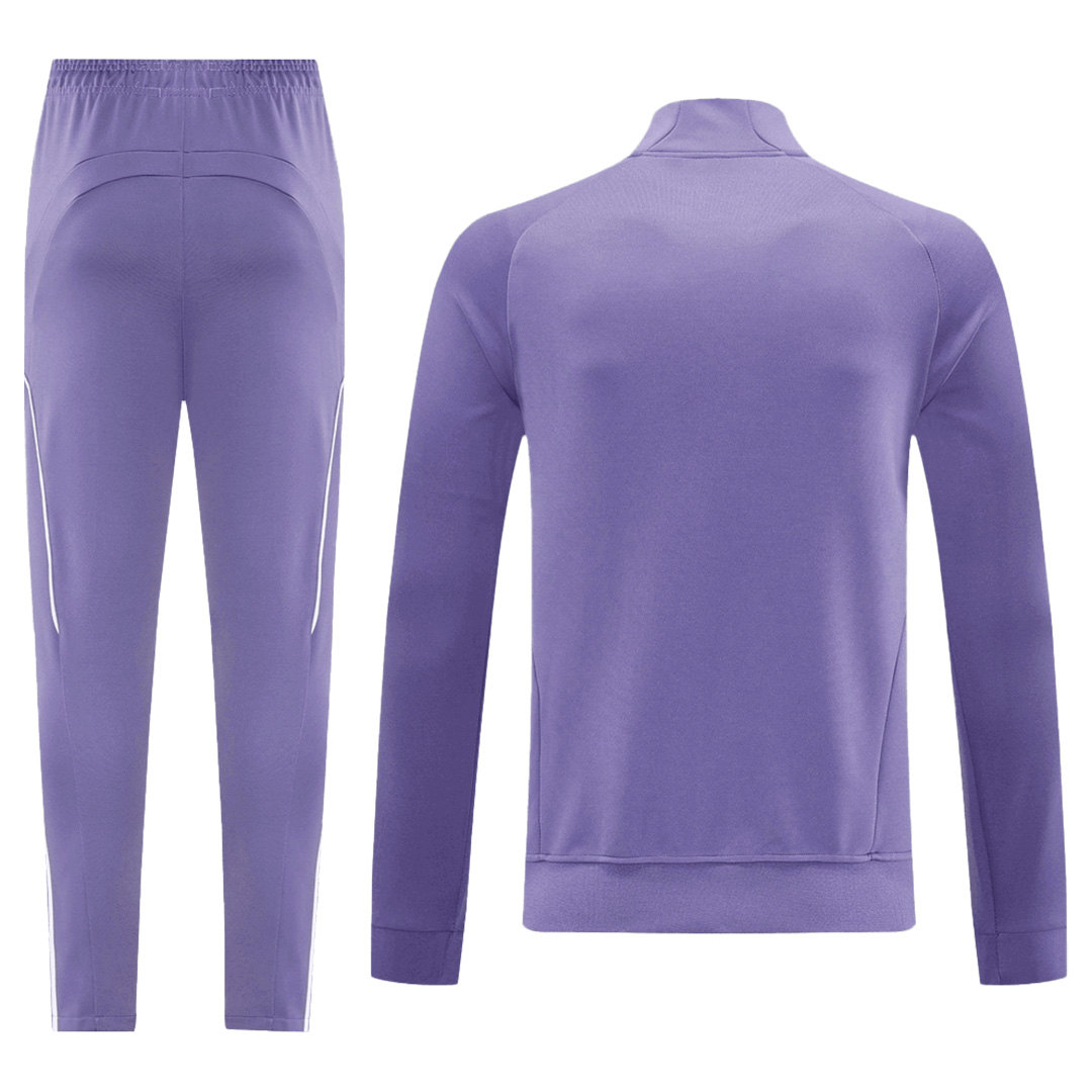 Manchester United Training Tracksuit Kit(Jacket+Pants) Purple 2025/26 (back view)