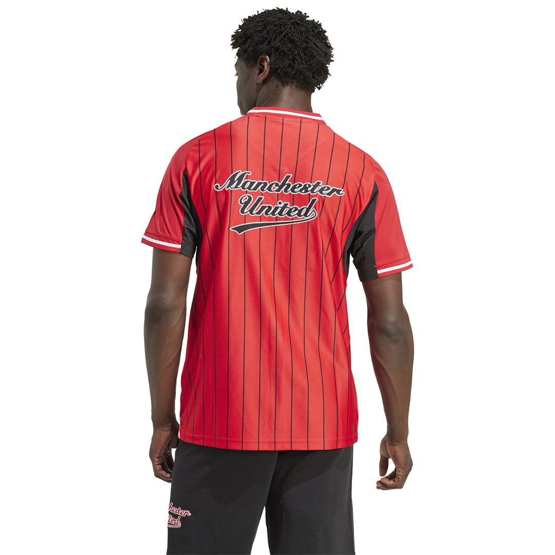 Manchester United US Baseball Jersey 2025/26 (back view)