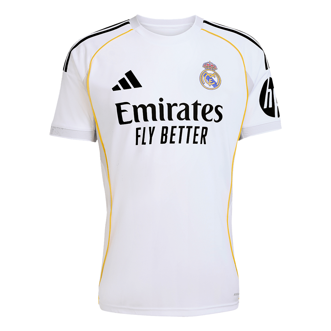 MBAPPÉ #10 Real Madrid Home Jersey 2025/26 (back view)