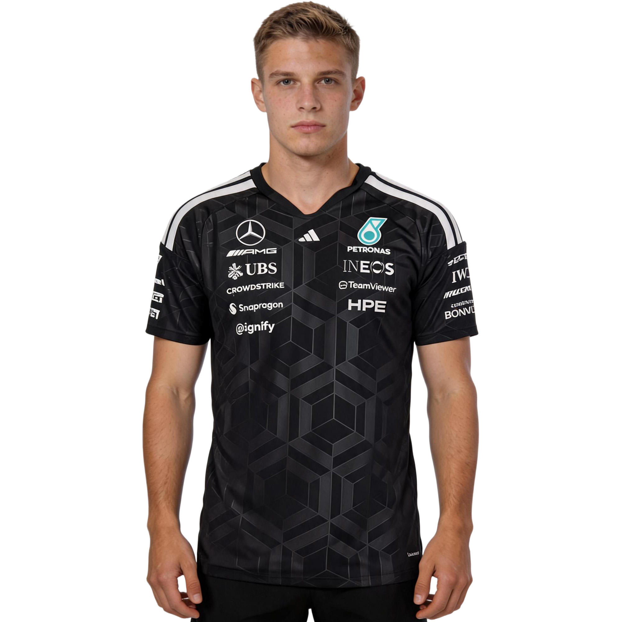 Mercedes AMG Petronas F1 Black Team Driver T-Shirt 2026