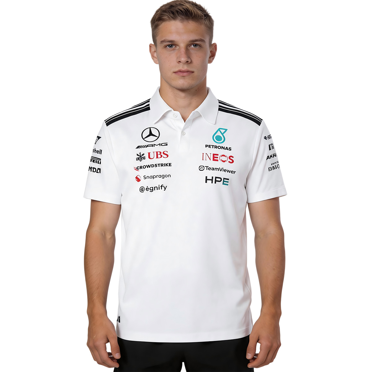 Mercedes AMG Petronas White F1 Team Polo 2026