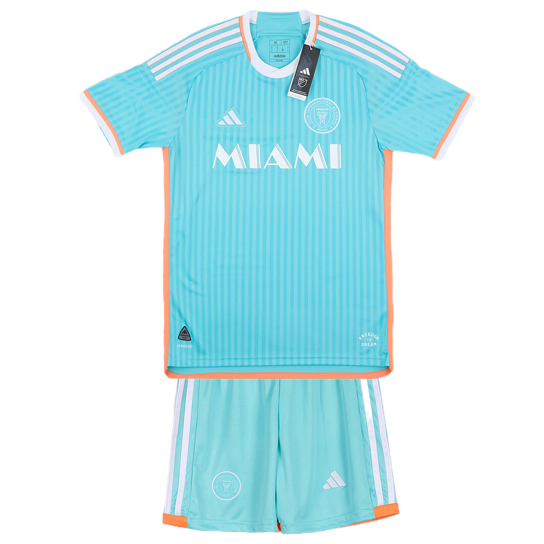 Messi #10 Kids Inter Miami Third Kit 2024 (back view)