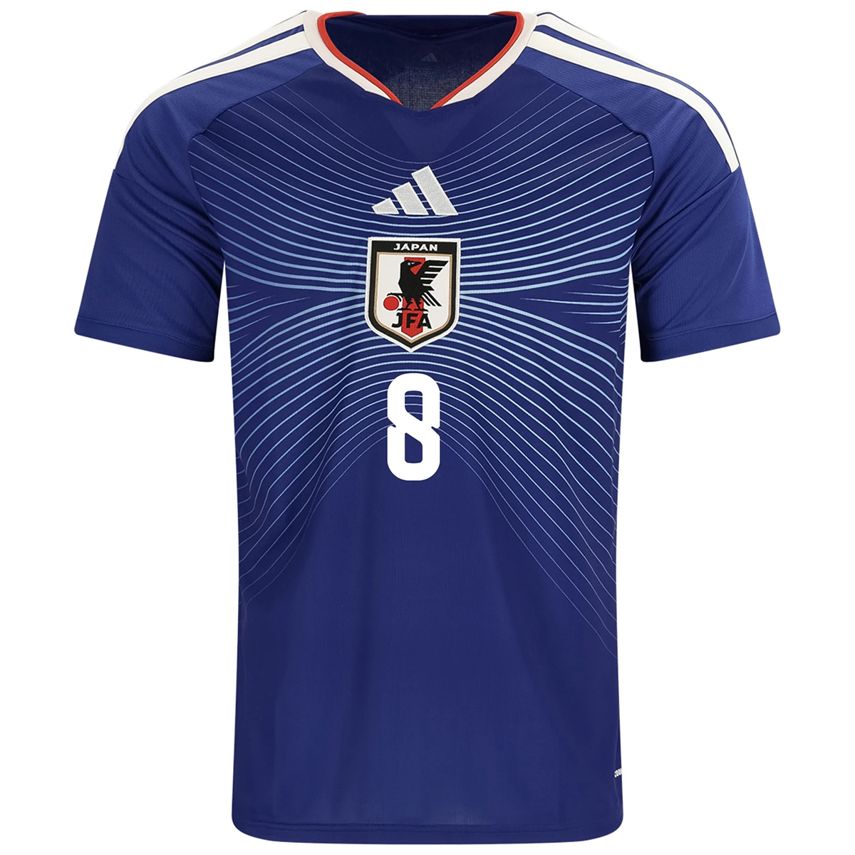 Minamino #8 Japan Home Jersey World Cup 2026 (back view)