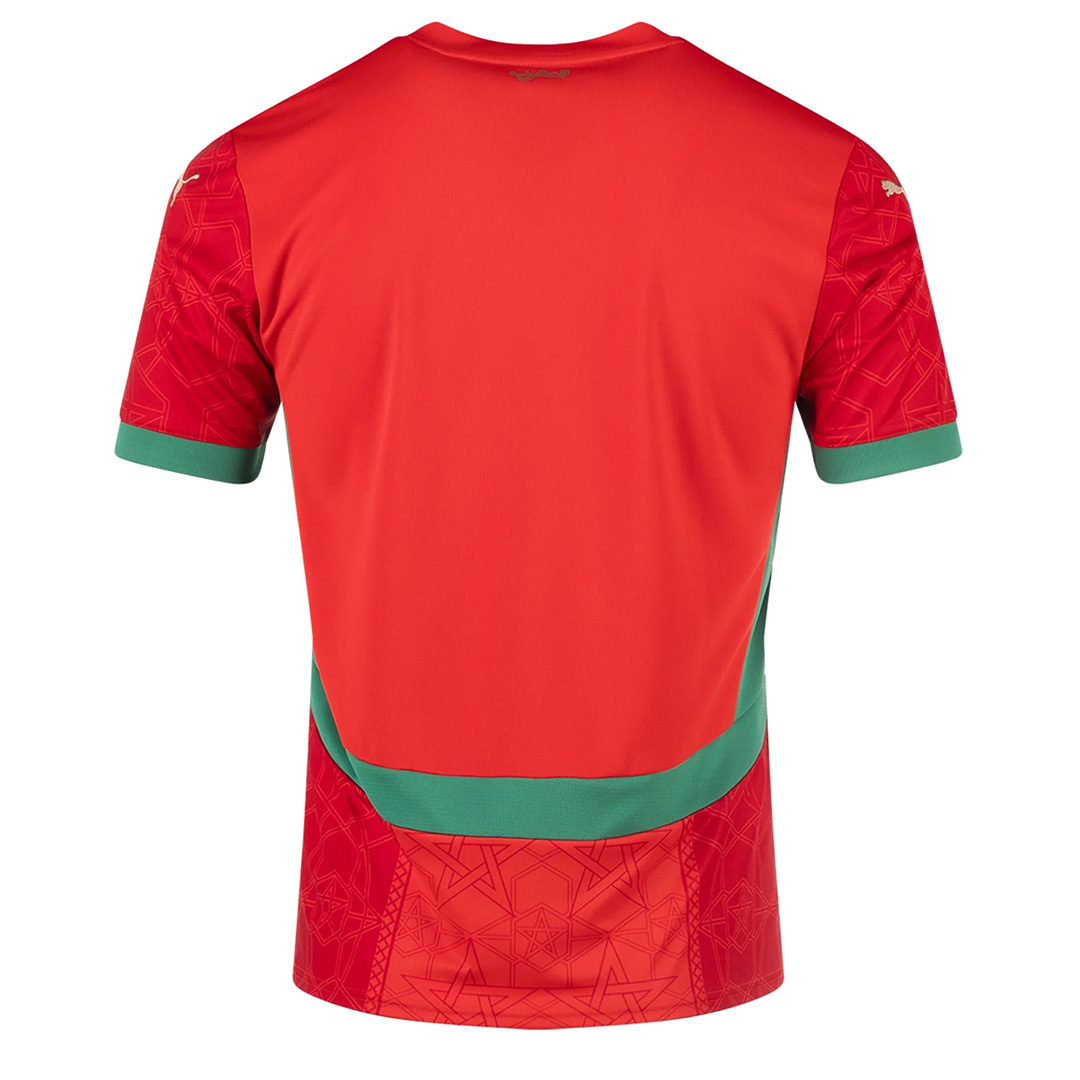 Morocco Home Jersey 2024/25 (back view)