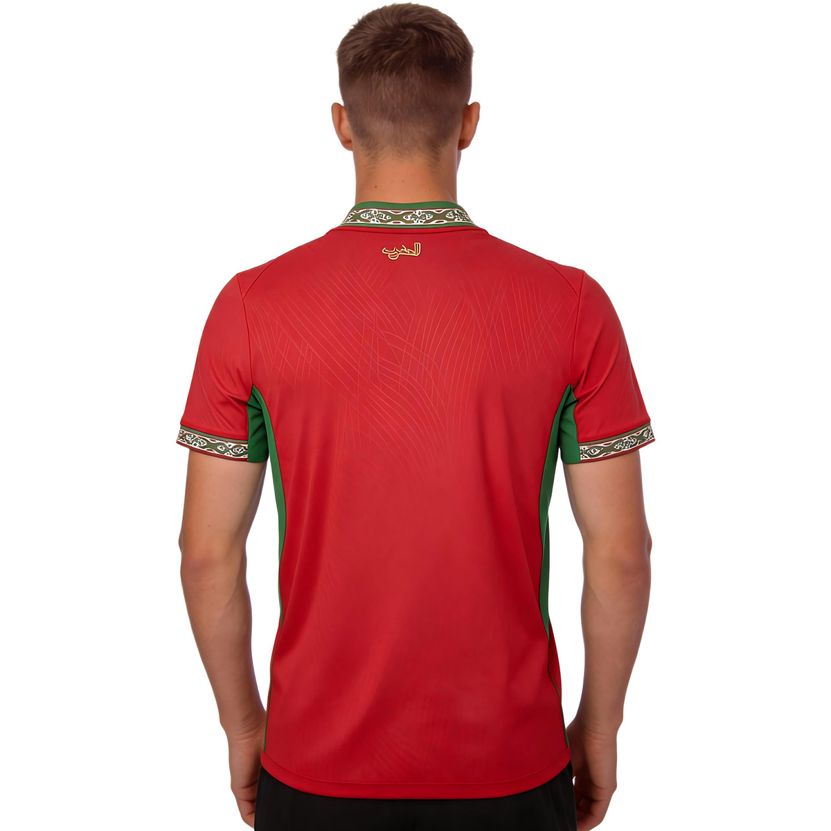 Morocco Home Match Jersey Player Version World Cup 2026 (back view)