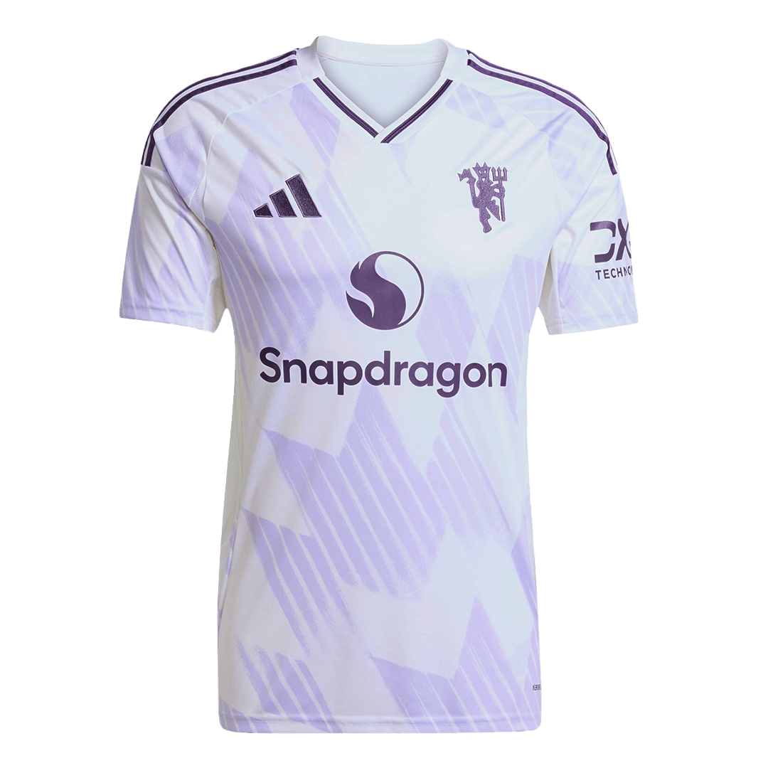 MOUNT #7 Manchester United Away Jersey 2025/26 (back view)