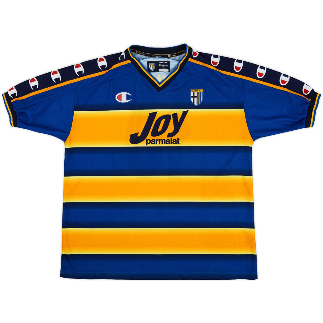 NAKATA #10 Retro Parma Calcio 1913 Home Jersey 2001/02 (back view)