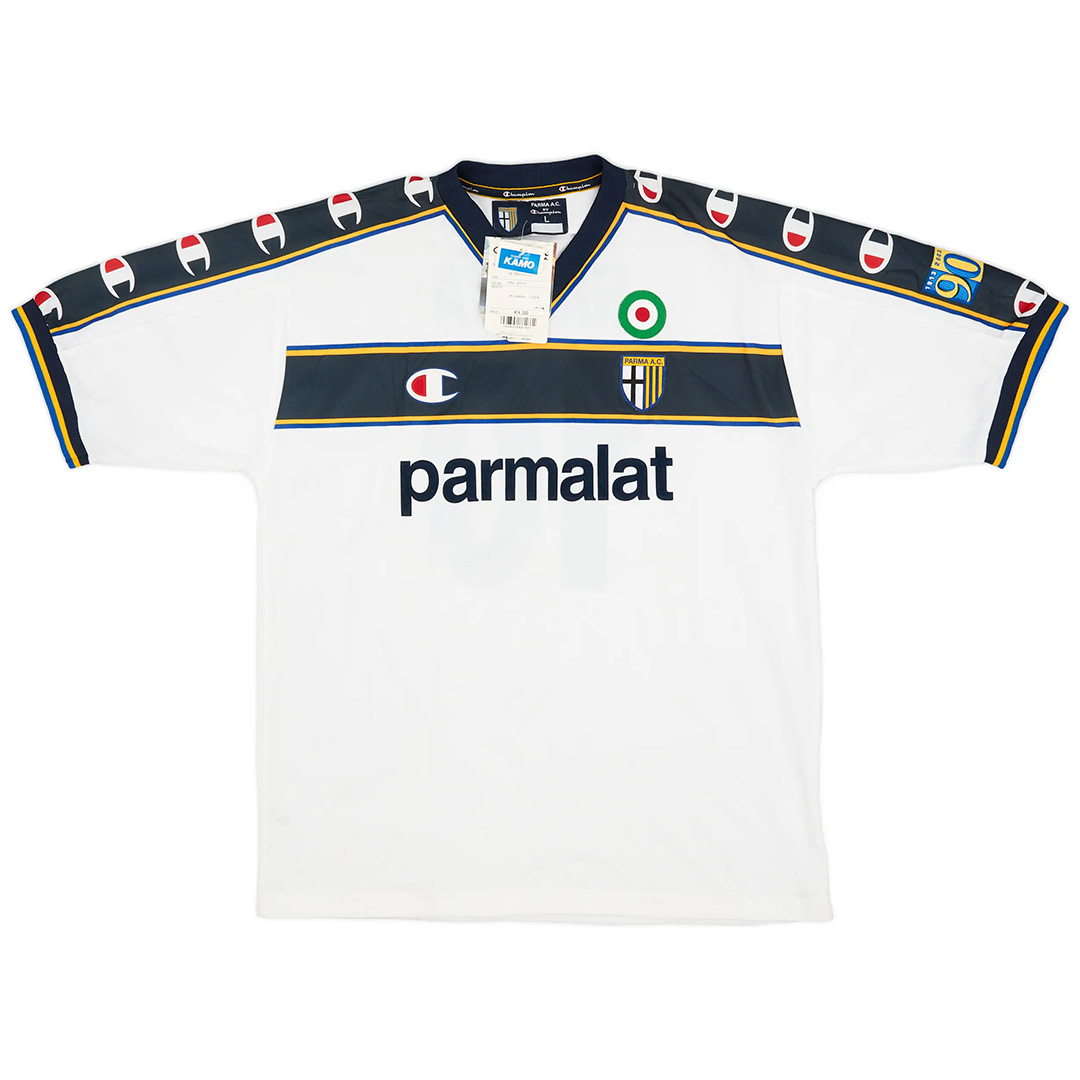 NAKATA #10 Retro Parma Calcio Away Jersey 2002/03 (back view)