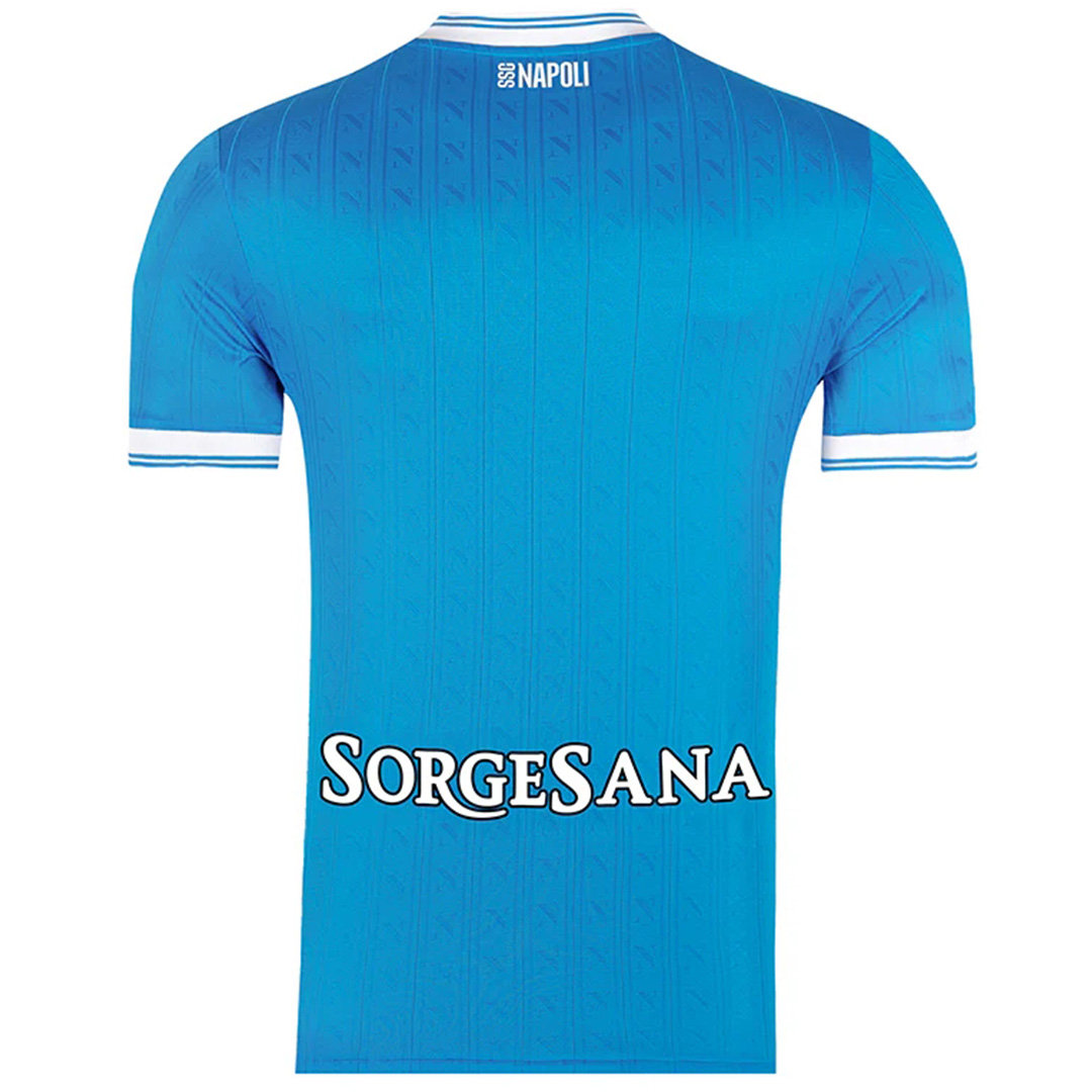 Napoli Home Match Jersey Player Version 2024/25 (back view)