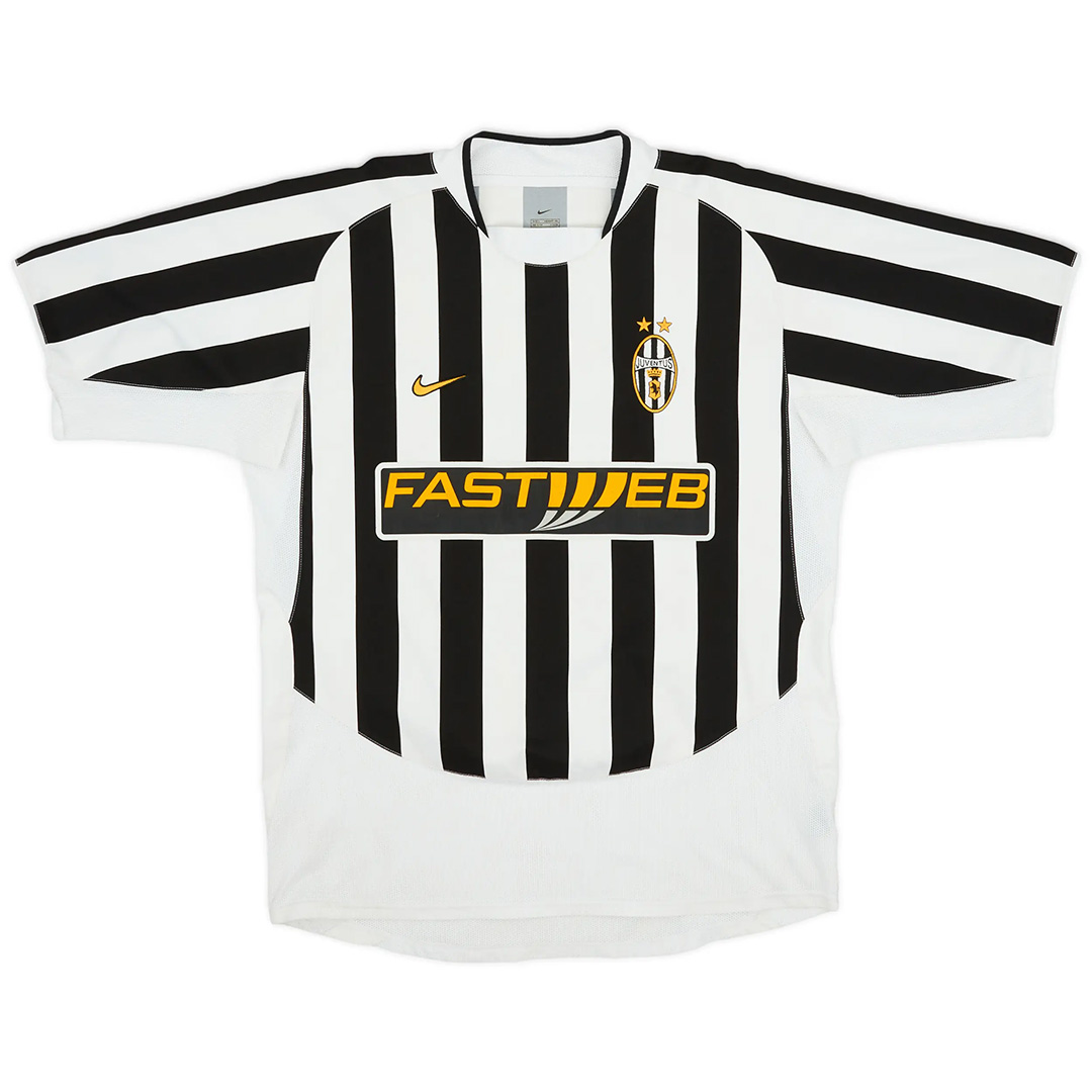 NEDVED #11 Retro Juventus Home Jersey 2003/04 (back view)