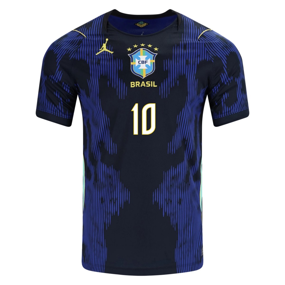 Neymar Jr. #10 Brazil Away Jersey World Cup 2026 (back view)