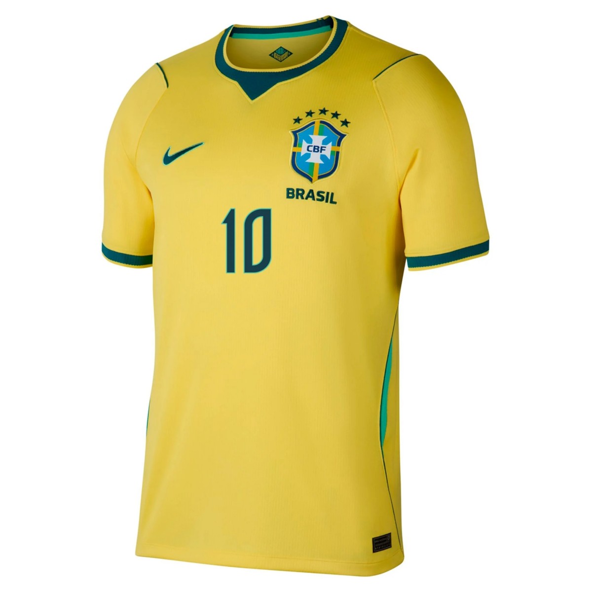 Neymar Jr. #10 Brazil Home Jersey World Cup 2026 (back view)