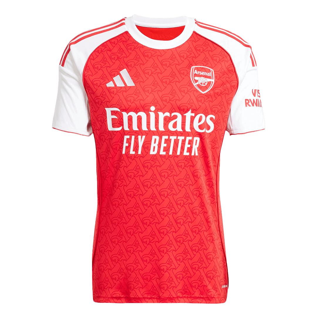 ØDEGAARD #8 Arsenal Home Jersey 2025/26 (back view)