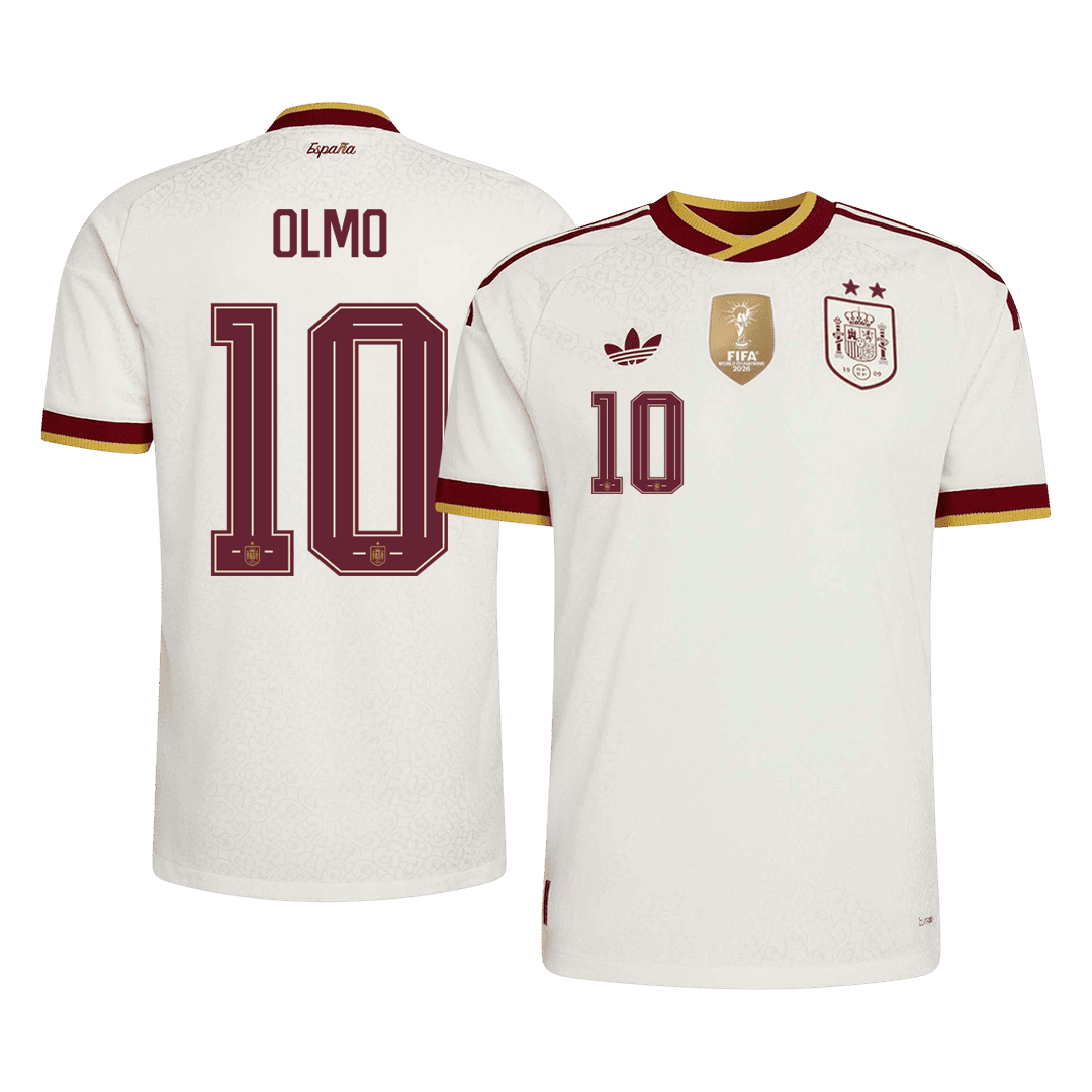OLMO #10 Spain Away 2 Star Match Jersey Player Version 2026