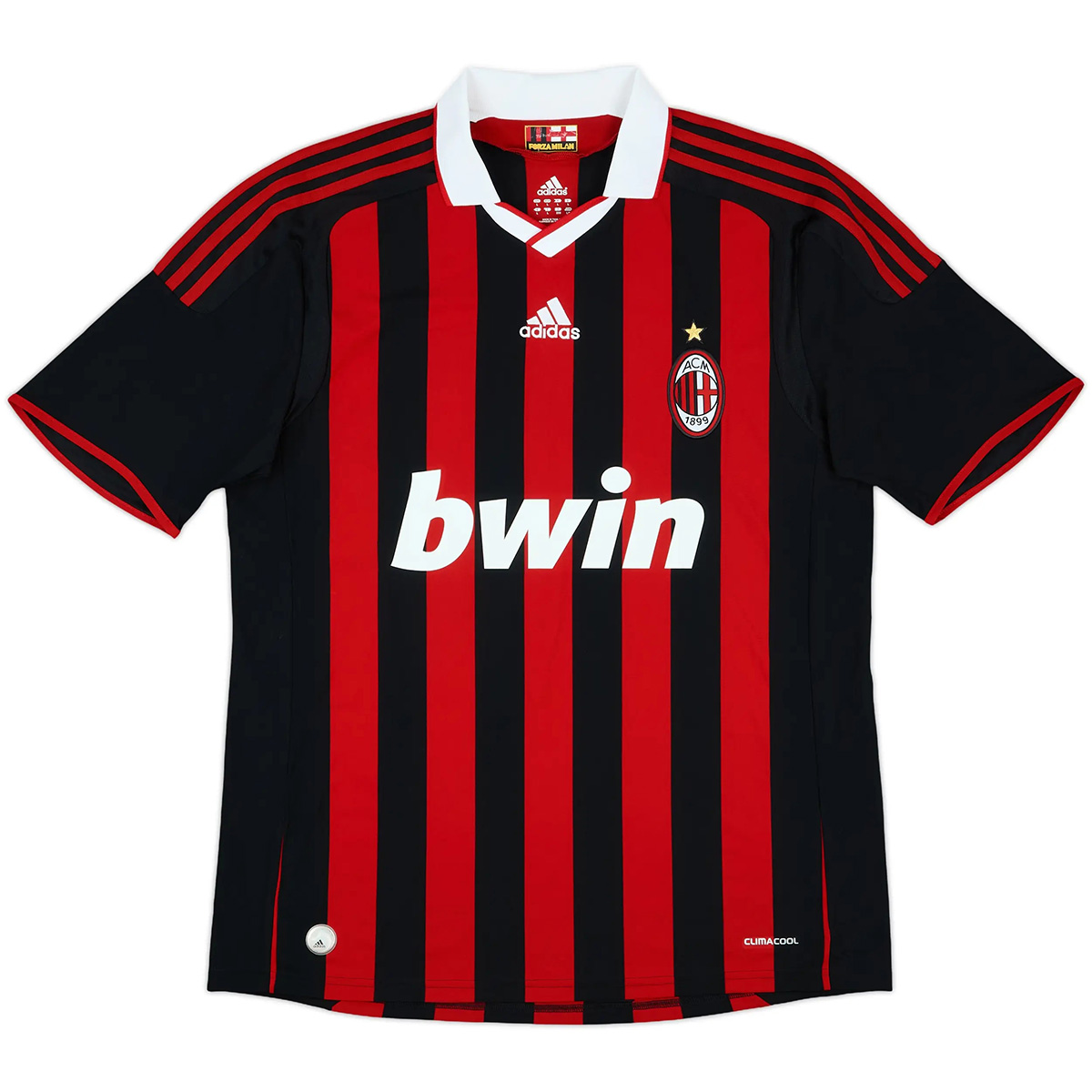 PATO #7 Retro AC Milan Home Jersey 2009/10 (back view)
