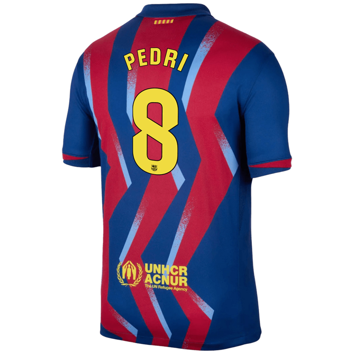 PEDRI #8 Barcelona Fourth 'El Clásico' Jersey 2025/26 (back view)