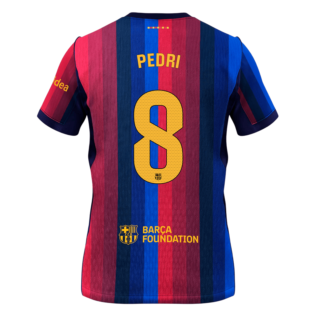 PEDRI #8 Barcelona Home Jersey 2026/27