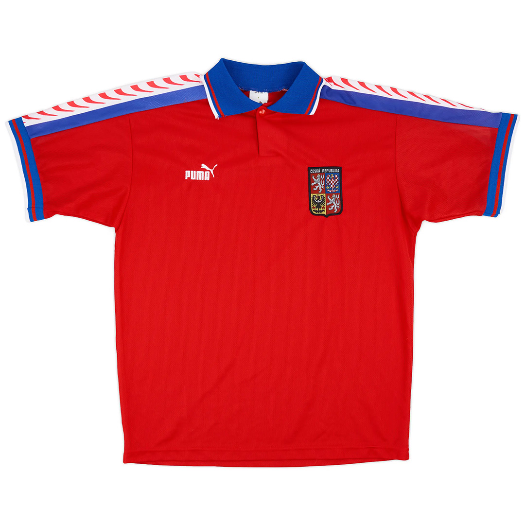 Poborsky #8 Czech Republic Home Jersey 1996/98 (back view)