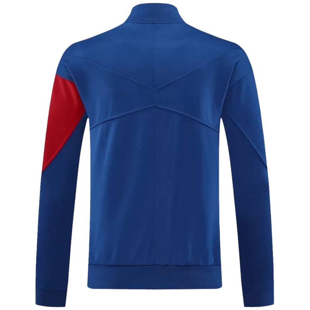 PSG Anthem Jacket Navy & Red 2025/26 (back view)